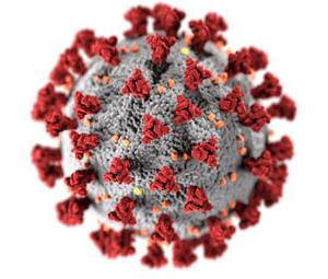 CDC illustration of COVID-19